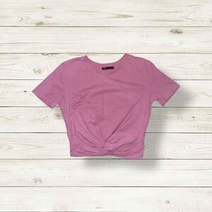 ZARA Twist Front Crop Top -  Small